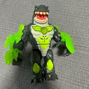 Beast Lab Dino Creator Shark Figure Lights Sound Tested Working